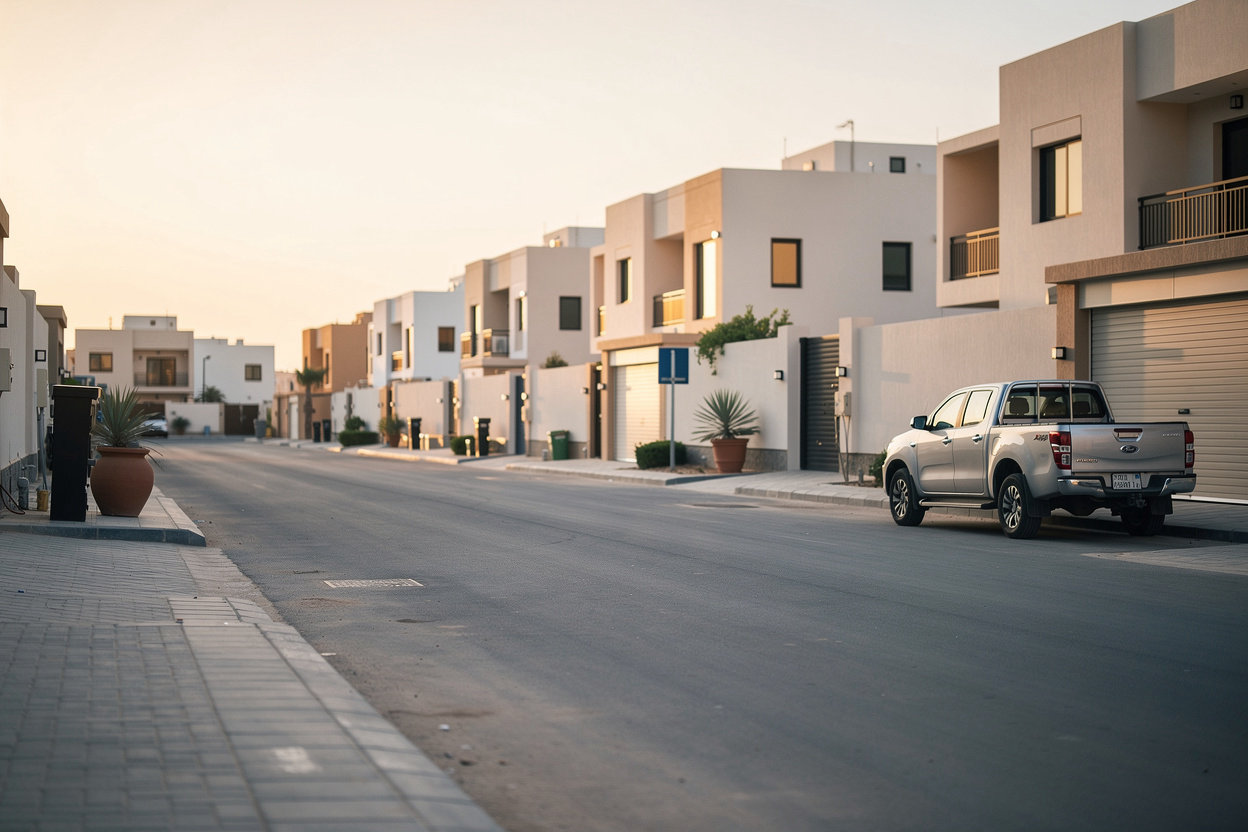 شراء اثاث مستعمل بجدة - شارع سكني في جدة يمثل خدمة شراء الأثاث المستعمل والمكيفات المستعملة محلياً